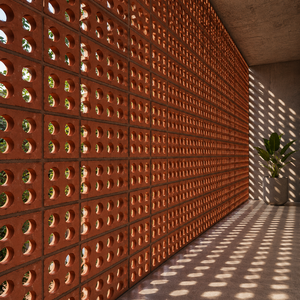 OSIS Red Ceramic Hollow Sintered Lightweight Acid Resistance Firebricks Exterior Cladding Thermal Insulation Weatherproof Rustic - Product Image 6