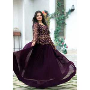Ropa DE BODA Lehenga Choli elegante para damas de honor e invitados - Product Image 3