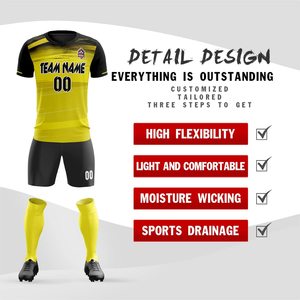 Professional Soccer Uniform Clothing for Teams and Training Breathable Jersey Shorts Full Service Sportswear Factory - Product Image 4