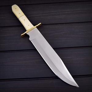 Cuchillo de Supervivencia para Exteriores de Acero Inoxidable con Mango de Cuerno de Ciervo Clásico de Alta Calidad Personalizado, Envío Directo OEM - Product Image 6