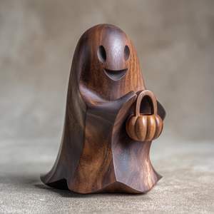 Handmade Wooden Sculpture for Decorative Use on <b>Shelves</b> Tables <b>Desks</b> - Product Image 4