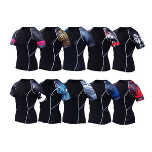 Custom Performance <b>Compression</b> Muay Thai Rash Guard Long Sleeve Durable Stretch <b>Men</b> <b>Compression</b> <b>Shirt</b> Wholesale - Product Image 2