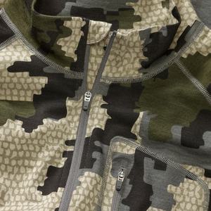 Men's Performance Hunting Camo <b>Base</b> <b>Layer</b> 1/4 Zip Pullover Moisture Wicking Thermal <b>Long</b> <b>Sleeve</b> Outdoor Breathable Tactical Top - Product Image 3