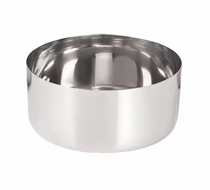 Bol en acier inoxydable de qualité supérieure, finition polie, design minimaliste, passe au lave-vaisselle, bol de service alimentaire, charme sophistiqué, pour la table - Product Image 4