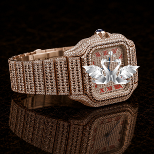 Wholesale Moissanite Diamond Watch Men Full Pave VVS Stone Bracelet Watch - Product Image 2