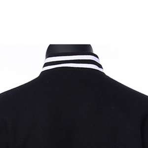 Veste de baseball Letterman, veste varsity, manches en cuir véritable, corps en laine, pour hommes, confortable et respirante - Product Image 5