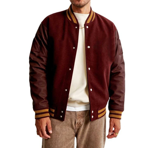 Chaqueta Cortavientos Deportiva de Invierno para Hombre, Impermeable, Transpirable, a la Moda, Chaqueta Bomber Lisa con Letras Bordadas - Product Image 3