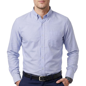<b>Men</b>’s 100% Cotton Oxford Button Down Shirt, Long Sleeve <b>Dress</b> Shirt for Business Casual Office Work and Everyday Wear - Product Image 1
