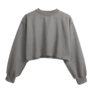 Sudadera de Forro Polar Personalizada Roja para Mujer, con Hombros Caídos, Cuello Simulado, Holgada y Cómoda, Venta al por Mayor, Estilo Urbano para EE. UU., Reino Unido y Europa - Product Image 2