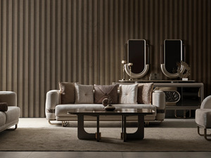 Luxury Solid Teak <b>Wood</b> <b>Sofa</b> Set Modern Glam Cream Velvet 3 2 1 1 Seater Gold <b>Frame</b> <b>Sofa</b> Coffee Table Villa Living Room Furniture - Product Image 4