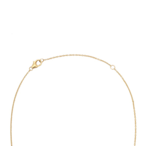 14K Yellow Gold <b>Ruby</b> and Diamond Modern Pendant <b>Necklace</b> - Product Image 5