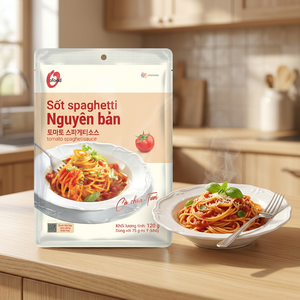 Salsa de Espagueti O'food 120g - Sabor Tradicional a Tomate, Salsa para Pasta Lista para Usar |   Producto al por Mayor y OEM - Product Image 5