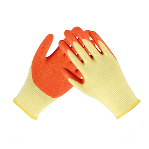 Cotton Safety <b>Gloves</b> Textured Full Anti-Slip <b>Knit</b> Wrist General Purpose Work <b>Gloves</b> - Product Image 4