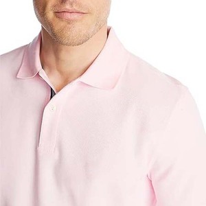 Camiseta Polo de Algodón para Hombre, Diseño Casual con Patrón Sólido, Secado Rápido, Transpirable, Manga Corta, Ropa de Golf, Tallas Grandes - Product Image 3