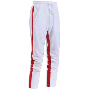 Sudadera con Capucha Blanca NAVZA con Rayas Rojas, Diseño Deportivo de Manga Larga, Transpirable, de Poliéster, Unisex para Adultos, Ropa de Otoño - Product Image 6