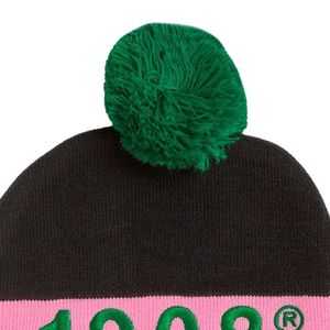 Women Pink Green Black Beanie <b>Hat</b> Chenille Letter Graphic Winter <b>Cap</b> Warm Knit Casual Fashion Accessory Daily Wear Stylish - Product Image 2