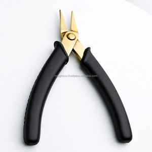 Custom Gold Needle Nose Pliers Stainless Steel Jewelry Repair <b>Wire</b> Wrapping <b>Craft</b> Hand Tool - Product Image 1