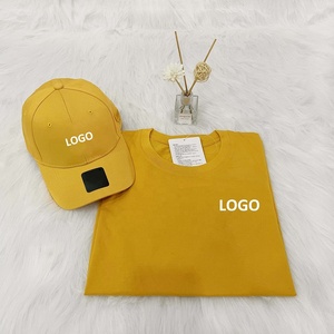 Ensemble Short et T-shirt d'Été Grande Taille NY en Gros, Ensemble T-shirt et Casquette NY, T-shirts de Créateur pour Femme 2021, Casquette de Baseball avec Logo Personnalisé BD - Product Image 2