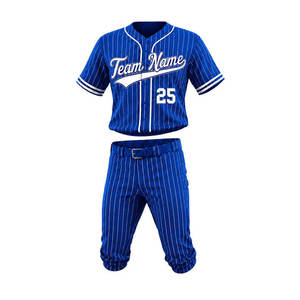 Uniformes de baseball pour jeunes et adultes, maillots de baseball personnalisés avec pantalons assortis, vêtements de sport professionnels pour équipes, fournisseur en gros - Product Image 1