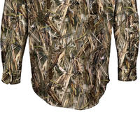 Chemise de chasse camouflage à manches longues pour homme, respirante, en toile, avec doublure en polyester et coton, style automne, pour l'extérieur