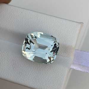 Kunzita Azul, Corte Cojín, Gema Suelta, Piedra Natural Facetada de Calidad para Joyería - Product Image 4