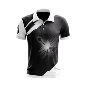 Camisa de Manga Corta para Hombre de Poliéster Suave de Secado Rápido de SELF INDUSTRIES, Ropa Deportiva Transpirable para Golf, Tenis, Casual, Corte Regular - Product Image 2