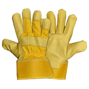Gants de travail de sécurité en cuir de vachette de qualité supérieure, pour usage intensif, protection des mains, gants canadiens - Product Image 6