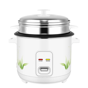 Mini cuiseur à riz 2,8 L, cuve intérieure en acier inoxydable, commande mécanique, cuisson rapide, appareil électroménager, forme cylindrique, blanc, 1000 W - Product Image 2