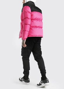 Latest Style Warm Custom Made Men Puffer Jacket Wholesale Top Quality Colour Block Bubble <b>Winter</b> <b>Thick</b> Polyester <b>Coat</b> - Product Image 2