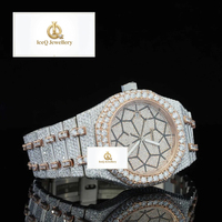 Glänzende VVS Moissanit Diamant Iced Out Uhr Hip-Hop Luxus-Design für Partys, Geschenke und Moderne Streetfashion