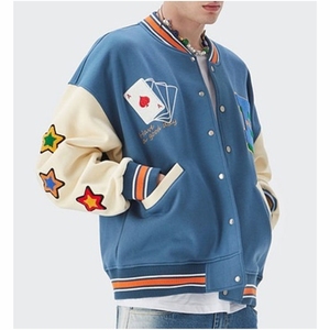 Veste de baseball universitaire en toile épaisse pour hommes, imperméable, respirante, coupe-vent, à capuche - Product Image 5