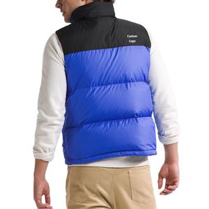 Vêtement d'extérieur d'hiver professionnel de haute qualité, vente en gros, logo personnalisé, service OEM, veste matelassée pour homme, anti-rides, 100% polyester - Product Image 5