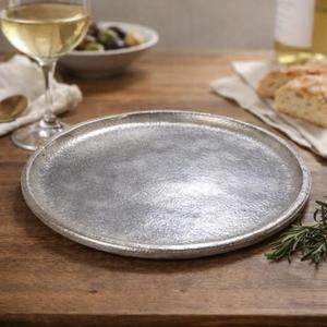 Handmade Round <b>Tray</b> For Fruits Cake Display Decorative <b>Trays</b> For Home Dishwasher Safe Commercial Use Luxury <b>Trays</b> For Parties - Product Image 1