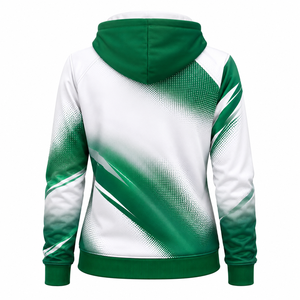 Sudadera con Capucha Personalizada para Mujer, Sublimada, Material de Poliéster Transpirable, Impresión Completa, Construcción Ligera, Capucha Ajustable, Ribete Acanalado - Product Image 2