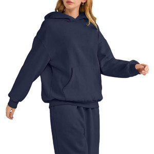 Prix de gros – Sweat à capuche pour femme le plus vendu, 100 % coton respirant, style pull-over uni, sweats à capuche pour femme - Product Image 2