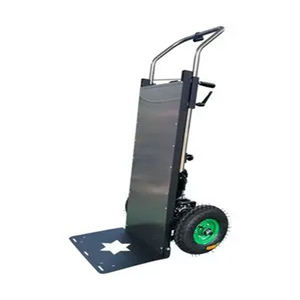 मोबाइल इलेक्ट्रिक सीढ़ी चढ़ाई ट्रक ट्रॉली बैटरी संचालित क्रॉलर टाइप फोल्डेबल प्लेटफॉर्म लिफ्ट चलती कंपनी के लिए - Product Image 5