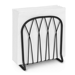 Modern Gold Metal Wire Napkin Holder Arch Design Stainless Steel <b>Paper</b> <b>Tissue</b> Dispenser Stand for Kitchen Dining Table - Product Image 2