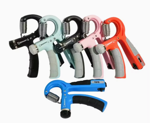 Entrenador de Fuerza de Agarre Ajustable 560KG con Mango de Plástico Azul y Contador Digital para Ejercicio Físico - Product Image 2