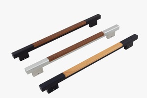 Poignée de meuble moderne en bois et aluminium pour armoire, tiroir, commode, penderie – Installation facile, quincaillerie intérieure durable - Product Image 5