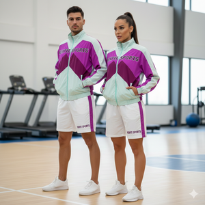Rexfit <b>Sports</b> Factory Wholesale Mens Custom Windbreaker Jacket and Shorts Training <b>Set</b> Tracksuit <b>Set</b> Wholesale - Product Image 3