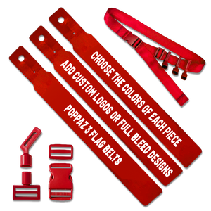 Cinturón de fútbol americano de triple resistencia de ajuste rápido para deportes al aire libre, accesorios con logo de impresión digital para flag football, muy demandado por los clientes. - Product Image 4