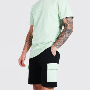 Nuevo Conjunto de Verano de Manga Corta para Hombre, Última Moda, Estilo Moderno, Hecho a Medida, Precio Bajo, Color Sólido - Product Image 3