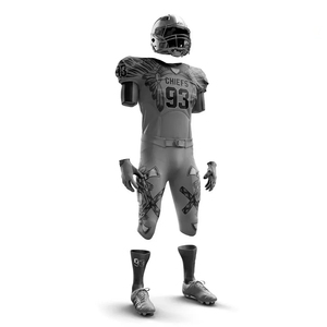 Uniforme de Fútbol Americano Ligero y Cómodo, Altamente Recomendado, de Excelente Calidad, 100% Poliéster, Impresión por Sublimación Personalizada - Product Image 3