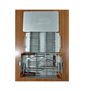 Juego de Instrumentos para Placa de Bloqueo de Fragmentos Grandes Ortopédicos Salaar Industry 2025 de Acero Inoxidable Alemán con Caja de Esterilización - Product Image 1
