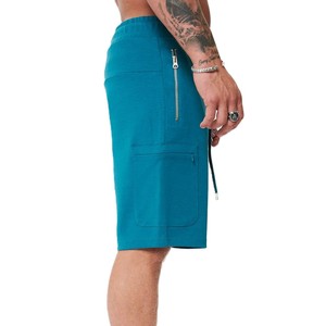 Nouveaux ensembles de shorts bleu sarcelle pour hommes, ensemble deux pièces, sweat-shirt et short décontractés, tenue confortable, streetwear d'été, meilleur design, vente chaude - Product Image 4