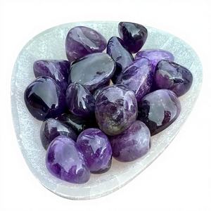 Piedras de Amatista Natural Pulimentadas al por Mayor |   Piedras Curativas de Cristal de Amatista Pulido |   Proveedor de Piedras de Cuarzo Púrpura al por Mayor - Product Image 2