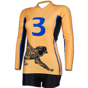 Unisex Sleeveless <b>Volleyball</b> Jersey Heat-Transfer Printed Moisture Wicking Fitted Black Gold Number 3 Uniform Animal/letter - Product Image 4
