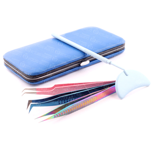 Pinzas de Acero Inoxidable Antiestáticas de Precisión Duraderas de Venta Caliente con Mango de Espejo Personalizable – Esencial de Belleza - Product Image 2
