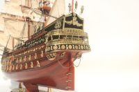 SAN FELIPE - Maqueta de Velero Hecha a Mano en Madera, Personalizada, Estilo Antiguo, Temática Oceánica, Pieza de Arte Coleccionable para Mesa, Ho Chi Minh