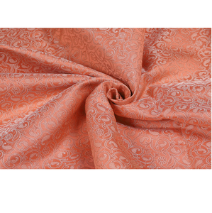 Tela de Flores con Brocado de Poliéster, Material de Diseño Elegante y Moderno, Textil Suave y Brillante para Vestidos, Trajes de Boda y Decoración - Product Image 1